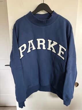 NIB PARKE Varsity Mockneck (Fleece) Size L/XL